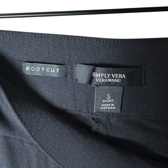 Simply Vera Vera Wang Black Bootcut Dress Pants Size Small Short - Picture 6 of 8